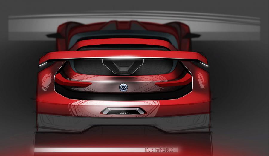 Эскиз Volkswagen Golf GTi Roadster Vision Gran Turismo 2014 года  (фото 17 из 35)